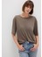 Kahverengi Tencel Tm Modal Basic Tişört 1611897-83866 10