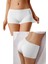 4 Adet Kadın Dikişsiz Görünmez Iz Yapmaz Mini Şort Boxer Beyaz 7