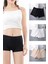 4 Adet Kadın Dikişsiz Görünmez Iz Yapmaz Mini Şort Boxer Beyaz 8