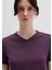 Mor Basic Tişört 1613536-70635 13