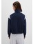 Yarı Fermuarlı Lacivert Sweatshirt 1S10360-32184 15