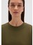 Bisiklet Yaka Haki Sweatshirt 1S10390-71589 12