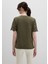 Dantel Detaylı Haki Tişört 1613515-71549 12
