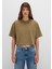Haki Crop Tişört 1613345-71563 11