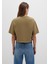 Haki Crop Tişört 1613345-71563 12