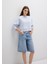 Bisiklet Yaka Mavi Sweatshirt 1S10387-89201 9