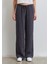 Beli Bağcıklı Çizgili Lacivert Pantolon 1011024-89853 10