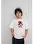 Baskılı Ekru Tişört 6610367-70057 14