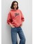 Mavi Logo Baskılı Pembe Sweatshirt 1S10420-71076 11