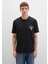 Kurukafa Baskılı Siyah Tişört 0612842-900 11