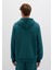 Kapüşonlu Fermuarlı Yeşil Sweatshirt 0S10372-87831 16
