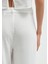 Nakışlı Beyaz Pantolon 1011052-70057 16
