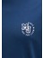 MJ Logo Baskılı Mavi Tişört 0612839-89287 14