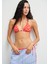 Balık Desenli Kırmızı Bikini Üstü 1913627-10076 9