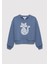Mavi Kedi Baskılı Mavi Sweatshirt 7S10133-86702 9