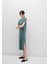 Tencel TM Modal Yeşil Midi Elbise 1310777-71917 10