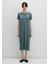 Tencel TM Modal Yeşil Midi Elbise 1310777-71917 11