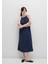 Askılı Lacivert Elbise 1310770-70487 10