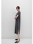 Tencel TM Modal Antrasit Midi Elbise 1310777-70095 10