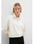 Yarı Fermuarlı Ekru Sweatshirt 1S10439-80194 8