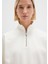 Yarı Fermuarlı Ekru Sweatshirt 1S10439-80194 12