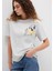 Mickey Mouse Baskılı Gri Tişört 1613673-70077 10