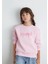 Mavi Kedi Logo Baskılı Pembe Sweatshirt 7S10162-70973 10