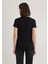 V Yaka Siyah Basic Stretch Tişört 162769-900 15