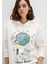 Rick And Morty Baskılı Ekru Sweatshirt 1S10468-80194 12