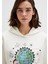 Rick And Morty Baskılı Ekru Sweatshirt 1S10468-80194 15