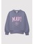 Mavi Logo Baskılı Mor Sweatshirt 7S10170-88095 9