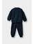 Erkek Bebek 2'li Takım Baskılı Selanik Kumaş Sweatshirt Eşofman Altı F9437A525WN 4