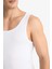 Slim Fit Dar Kesim Ribana 2'li Atlet Y9056AZ25WN 5