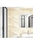 Sarı Mermer Desenli Alüminyum Duvar Stickerı 60X30CM Isıya Dayanıklı 3