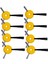 8 Paket Yan Fırçalar Köpekbalığı Iyon Robotu Için Uyumlu Yedek Parçalar R75 RV700 RV720 RV750 RV750C RV755 Vakum Süpürge (Yurt Dışından) 1