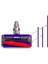 27X Yumuşak Peluş Stripes Dyson V6 V6 V7 V8 V10 V11 V15 Vakum Süpürge Yumuşak Silindir Yedek Parçaları (Yurt Dışından) 5