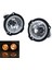 Çift LED Sis Lambası Ön Tampon Sis Lambası Ampulü Şeffaf Lens Toyota Avanza 2012-2019 Için (Yurt Dışından) 2