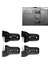 1set/4pcs Jeep Wrangler Için Araba Gövdesi Kapı Menteşe Kiti Jl 2dr 2018+ Yan Kapı Menteşeleri Kapak Kaplama Uzun Üst ve Kısa Alt (Yurt Dışından) 3