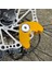 Bisiklet Disk Fren Kilidi Su Geçirmez Güvenlik Hırsızlık Önleyici Tekerlek Fren Kilidi Motosiklet Scooter Araç Katlanır Bisiklet, Sarı (Yurt Dışından) 5