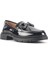 Poplen 4pr Siyah Kadın Loafer 12