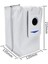Ecovacs Için 20 Pcs Debot X2 X2PRO Robot Vakumları Dokuma Olmayan Kumaş Toz Çantası Yedek Aksesuarlar Yedek Parça (Yurt Dışından) 3