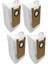 4pcs Uwant U200 Için Toz Torbaları Robotik Vakum Cleaer Değiştirme Dokunmayan Toz Çantaları Parçalar Ev Aksesuarları (Yurt Dışından) 1