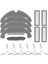 Dream D10 Için 15PCS Plus Gen 2 Robot Vakum Süpürge Yedek Parçaları Yıkanabilir Ana Yan Fırça Mop Bezi Hepa Filtre (Yurt Dışından) 1