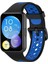 Huawei Watch Fit 2 Spor Delikli Kordon - SIYAH-MAVI-(5796) - BKS2907-5101 1