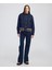 Suni Kürk Mix Kemerli Denim Mont IW6250012208629 3