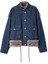Suni Kürk Mix Kemerli Denim Mont IW6250012208629 5