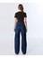 Asimetrik Bel Baggy Jean Pantolon TW6250018040AC7 3