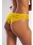 Golshan Gcolors Brazillian Külot, Kadın Dantelli Sarı Brezilyan Külot 4