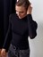 32277 Balıkçı Yaka Kaşmir Bluz-Siyah 5