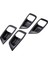 Mitsubishi Pajero Sport 2020 Için 4pcs Karbon Fiber Abs Araba Kapı Kolu Kase Koruyucu Kapak Kaplama Pervazları Araba Stil (Yurt Dışından) 2